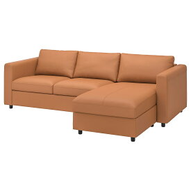 [IKEA/イケア/通販]VIMLE ヴィムレ 3人掛けソファ, 寝椅子付き/グラン/ボームスタード ゴールデンブラウン[6](a)(89306691)