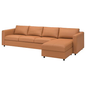 [IKEA/イケア/通販]VIMLE ヴィムレ 4人掛けソファ, 寝椅子付き/グラン/ボームスタード ゴールデンブラウン[6](a)(09306713)