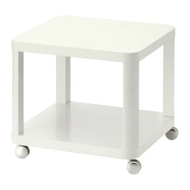 [IKEA/イケア/通販]TINGBY ティングビー ソファサイドテーブル キャスター付き, ホワイト[D](a)(60295928)