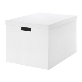 [IKEA/イケア/通販]TJENA ティエナ 収納ボックス ふた付き, ホワイト[E](a)(40374356)