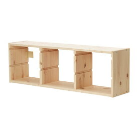 [IKEA/イケア/通販]TROFAST トロファスト ウォール収納, ライトホワイトステインパイン【北欧デザインの見せるおもちゃ箱。子供部屋に最適なおしゃれ収納ラック】[D](d)(00308702)