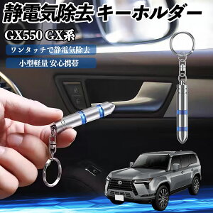 【ポイント10倍 送料無料】レクサス GX400 GX460 GX550 静電気除去 キーホルダー 静電気防止 キーチェーン 2段階除去システム 簡単 除電 キーケース カー用品 WeCar