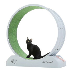 キャットホイール 猫 猫の車輪 猫用トレッドミル 猫 ホイール 室内飼い ルームランナー 運動不足解消 プラスチック素材 猫用おもちゃ 猫 回し車 低騒音 組み立て簡単 直径80cm