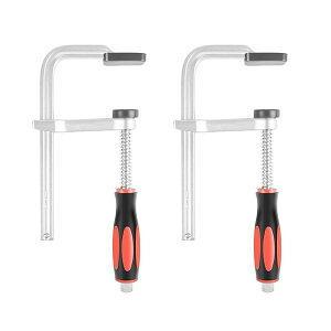 L型クランプ 100mm F型クランプ 木工 作業用 DIY工具 木工 接着 強力固定 溶接 作業 切削 締付 滑り止め