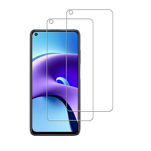 �K���X�t�B���� Redmi Note 9T 5G �p (2��)�K���X�t�B���� ���{���Ɏq�f�ލ̗p �S�� �ی�t�B���� �����K���X �t�B����