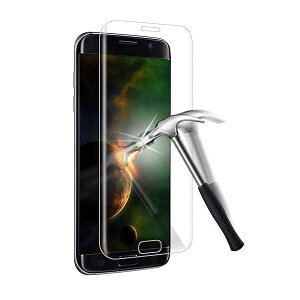 For Galaxy S7 edge �K���X�t�B���� �M�����N�V�[ S7 edge sc-02h scv33 �����K���X �ی�t�B���� �t�� �K���X �y3D Touch�Ή� �d�x9H ����0.26 ���Y���Ɏq�f�� �C�A�[�� ��U�h�~ �����x �Ռ��z��