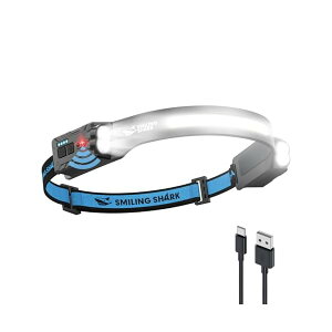 wbhCg TD-0123-S y2̏WCgELƎ˔͈́zType-C[d Px LEDwbhv  5Ɩ[h _ 270°ȏLpƖ lZT[t 8ԘAgp\ IPX4 hho 