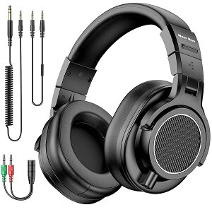 ���j�^�[�w�b�h�z�� �L�� 50mm�h���C�o�[ ���^ �܂肽���� �n�C���]�w�b�h�t�H�� ���E�� 3.5mm/6.35mm/2in1�ϊ��P�[�u���t DTM DJ ��^ �y����K ���y�ӏ� ���R�[�f�B���O �~�L�V���O �Q�[�~���O 