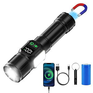 LED d  hЃObY tbVCg Px led Rp 5000mAh 26650obe[t nfBCg Type-C[d 9[h 邢 COBƓ Y[ Ɨp h }Olbgt