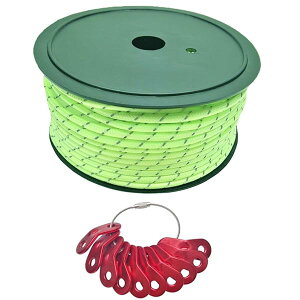 �L�����v �e���g���[�v 50m 4mm����/ 5mm�~��+���� �����F�� �K�C���[�v �A���~���݋��� 10�� �A�E�g�h�A �p (�~��+���˃��[�v�i5mmx50m�j