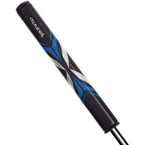 (マゼル) ゴルフパターグリップ 滑り止め 超軽量 快適 ゴルフパター用グリップ (スタンダード(2.0), ブルー)