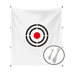 ゴルフネット ゴルフ的 1.5x1.8m 取り替え用 ゴルフターゲット 練習器具 ホワイト 屋外用 ベルベット