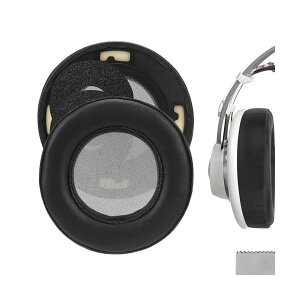 �C���[�p�b�h Elite �݊��� �p�b�h �A�[�J�[�Q�[ AKG K701, K702, Q701, Q702, K601, K612, K712, K400, K500 �w�b�h�z���ɑΉ� �p�b�h �C���[/�C���[�J�b�v �V�[�v�X�L�� (�u���b�N)