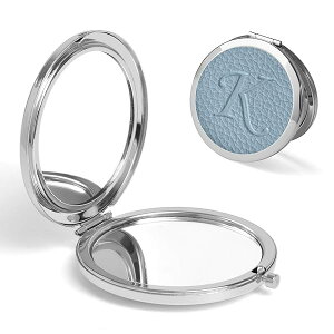 コンパクトミラー 2倍拡大鏡 拡大鏡 両面化粧鏡 メイク 手鏡 小さいミラー 携帯 両面鏡 トラベル 折りたたみ 角度調整可 軽量 化粧直し 持ち運び 女性 化粧道具 誕生日 母の日 ギフト