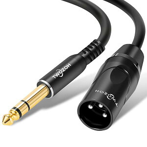 XLR�I�X����1/4 �C���`�W���b�N TRS�P�[�u���A�o�����X�̎�ꂽ 6.35mm�v���O���� 3�s�� XLR�I�X�A1/4�C���`����XLR �X�e���I�I�X����I�X�M�^�[�P�[�u�� 3M (Profesional/Hifi)