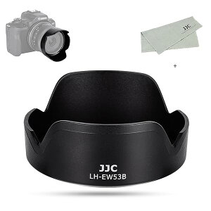 EW-53B �t�� �����Y�t�[�h �Ԍ` �L���m�� Canon EW-53B �݊� Canon RF-S 10-18mm f/4.5-6.3 IS STM�����Y �p Canon EOS R50 R100 R10 R7 �ȂǂɑΉ� �U49mm�ی�t�B��