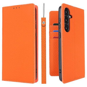 Galaxy S24 �P�[�X �{�v �M�����N�V�[S24 �P�[�X �蒠�^ �X�g���b�v SC-51E SCG25 �T���X�� au docomo ���v SoftBank ���U�[ samsung �ϏՌ� �J�[�h���[-�I�����W