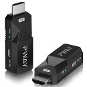 HDMIエクステンダー 50m安定転送距離 HDMI延長器オーディオビデオ フルHD1080P/HDCP Cat5/Cat6 イーサネットケーブル …