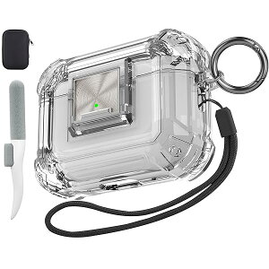 Airpods Pro ��2����/��1����P�[�X �N���A �N���[�i�[�L�b�g&���b�N�t�� �\�t�gTPU Airpod Pro 2/1�P�[�X �ϏՌ� iPod Pro 2�ی�P�[�X Airpods Pro Gen 2nd/1st(2023/2022/20