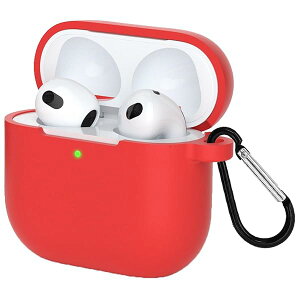 For AirPods ��4���� �P�[�X(2024) �V���R���f�ޕی�P�[�X �w�b�h�z���ی�P�[�X �y�� �ϏՌ� �ی�P�[�X �����h�~ �J���r�i�t�� (AirPods 4�Ή�, ���b�h)