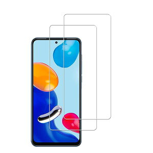 �K���X�t�B���� Xiaomi Redmi Note 11 �p (2��)�K���X�t�B���� ���{���Ɏq�f�ލ̗p �S�� �ی�t�B���� �����K���X �t�B����