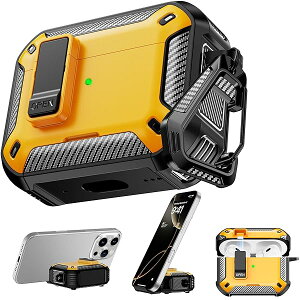 AirPods Pro ��2���� / ��1���� �Ή� �ی�P�[�X �X�}�z�z���_�[�t�� �w�ʃ}�O�l�b�g�z���@�\���� AirPods Pro 2 �ی�P�[�X�ɍœK ���F