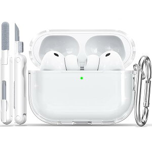 Airpods Pro ��3���� �ی�P�[�X �\�t�gTPU ���� �N���[�j���O�L�b�g�t�� �L�[�`�F�[���t�� AirpodsPro3 �ی�P�[�X�ɍœK �j�����p�z���C�g