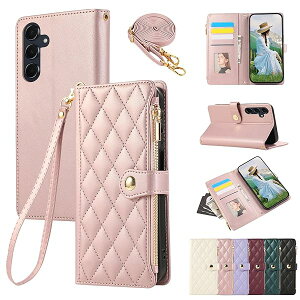 For Samsung Galaxy S24 FE �P�[�X �蒠�^ �M�����N�V�[S24FE�P�[�X �V�����_�[ Galaxy S24 FE �J�o�[ �Ђ��`�� �l�C ���� GalaxyS24FE �P�[�X ���|�� �J�[�h���[ �W�b�v�t�����z ���u���@�\ �V