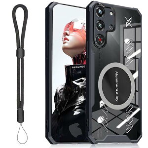 For REDMAGIC 10s Pro P[X MagsafeΉ Q[~ON[OP[X OtFM݌v ANhՌیJo[ RKih?Ή X}zP[X(ubN)