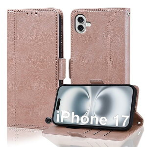 For iPhone 17 �P�[�X �蒠�^ �����ӂ���17�P�[�X �J�[�h���[ �X�^���h�@�\ �X�}�z�P�[�X �A�C�t�H��17 ��phone17 �J�o�[ �h�� ����PU���U�[ �X�}�z�J�o�[ �����ق�17 RFID�u���b�L���O �A�C�z��17 �J
