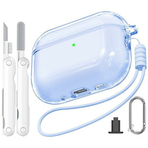 for AirPods Pro3 �P�[�X �N���A�i2025�j�V���J�Q�����[�v �� �J���r�i�t�� �G�A�[�|�b�Y �v��3 TPU�f�� ������ �ی� �P�[�X �������傤�y������ �S�ʕی� �y�� �����h�~ �ϏՌ� �����[�d�\ AirPod p