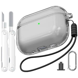 for AirPods Pro3 �P�[�X �N���A�i2025�j�V���J�Q�����[�v �� �J���r�i�t�� �G�A�[�|�b�Y �v��3 TPU�f�� ������ �ی� �P�[�X �������傤�y������ �S�ʕی� �y�� �����h�~ �ϏՌ� �����[�d�\ AirPod p