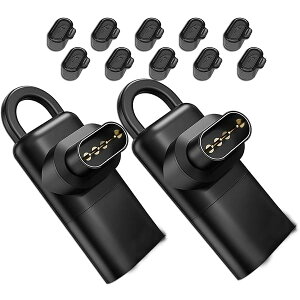 Garmin�K�[�~���p�ϊ��A�_�v�^�[�y�A�_�v�^�[*2��+�h�o�v���O �[�d�|�[�g�p*10��+�X�g���b�v*2�z�K��GarminApproach S70/vivosmart5/ForeAthlete 745/945/265/265S/55/Fenix/I