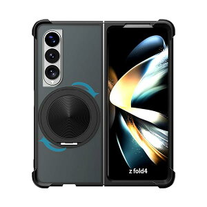 Samsung Galaxy ZFold4 �p �P�[�X�yMagsafe�Ή��E�X�^���h�t���z �}�O�l�b�g���� ���C�����X�[�d �ϏՌ� �}�b�g�� �w��h�~ �A�W���X�^�u���X�^���h �A�C�t�H�� Zfold4 �P�[�X �s���N (SYZJ-ZFold4-hei