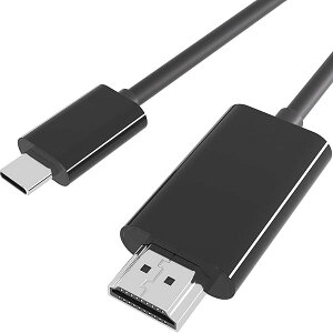 USB C HDMI P[u 4m 4K@30Hz ϊA_v^[ Type-C to HDMI ϊP[u Thunderbolt 3/4 Ή MacBook Pro/Air iPad Pro iPhone15 Galaxy ȂǑ@Ή