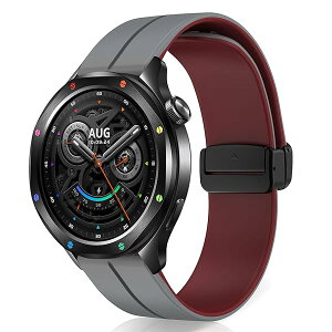 �o���h Xiaomi Watch S4/S4 Sport/S3/2/S1/S1 Active/Mi Watch �Ή� �����o���h 22mm �����x���g �V���I�~�E�H�b�`S4 �V���R���� �e�͐� ���C�o�b�N���t�� �R���p�`�u�� xiaomi redmi