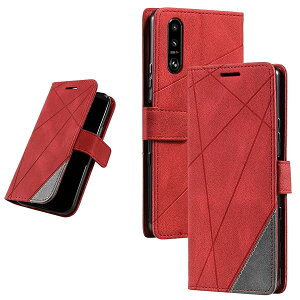 UnivoColors Sony Xperia 5 III�iSO-53B/SOG05�j�蒠�^�P�[�X �J�[�h���[ �X�^���h�@�\ �T�C�h�}�O�l�b�g TPU�P�[�X �y�� �X�g���b�v�t�� QI�[�d�Ή� ���u���@�\ �h�w�� �����Y�ی� �S�ʕی� (���b�h)