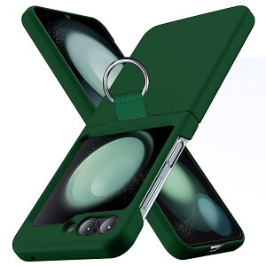Galaxy Z Flip 5 �P�[�X �����O �ϏՌ� PC ���^ Z Flip 5 �P�[�X ������� �J�����ی� �y��Z Flip 5 �J�o�[ �炳�甧�G�� �t�B�b ���E�ȒP �w��h�~ �y�� ���^ �C�菝�h�~ �[��C90-zflip5-03