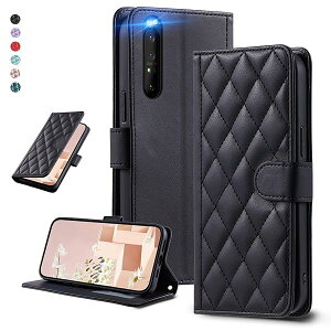 UnivoColors Sony Xperia 1 IViSOG06/SO-51CjLeBOU[ 蒠^P[X GKg PU }OlbgJ J[h[@\ X^h@\ tSʕی Yی Xgbvt(ubN)