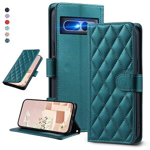 UnivoColors Google Pixel 7 Pro �L���e�B�O���U�[�� �蒠�^�P�[�X �G���K���g ����PU �}�O�l�b�g�J�� �J�[�h���[�@�\ �X�^���h�@�\ �t���S�ʕی� �����Y�ی� �X�g���b�v�t��(�O���[��)