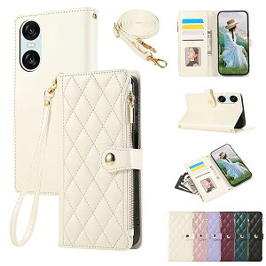 Compatible with Sony Xperia 10 VI �P�[�X �蒠�^ �G�N�X�y���A10 VI �P�[�X �V�����_�[ SOG14/SO-52E �P�[�X �Ђ��`�� Xperia 10 VI �J�o�[ �l�C ���� �X�}�z�P�[�X �G�N�X�y���A10
