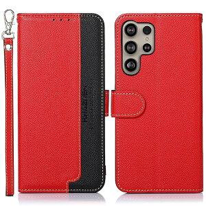 Galaxy S25 Ultra �P�[�X �蒠�^ �M�����N�V�[ S25 �E���g�� �J�o�[ ���z�^ �X�g���b�v�t�� [RFID�u���b�L���O] ����PU���U�[ �}�O�l�b�g�J�� �J�[�h���[ ���u���X�^���h�@�\ �ϏՌ� �l�C �֗� ��