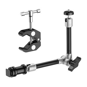 11"/28cm }WbNA[ X[p[Nv ֐ߎ}WbNA[ Jj^[A[360°\ ω׏d3kg [1/4"lWt tbV/LEDCg/}CN/j^[ɑΉ