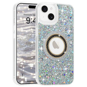 iPhone 14 Plus/15 Plus �Ή� �P�[�X�AMagSafe�Ή� �؍� ���� �L���L�� �P�� ���C �y���^ �g�ѓd�b�J�o�[ �_�炩�� �ϏՌ� �K�p iPhone 14 Plus/15 Plus �ی�P�[�X�i�V���o�[�j