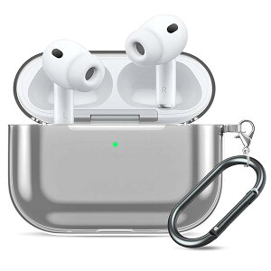 AirPods Pro 3 P[X 2025N TPU یJo[ ϏՌ AirPods Pro 3pP[X LEDCg GA[|bY v3 h~ [dP[ X CX[d hho yʏ^(NAubN)