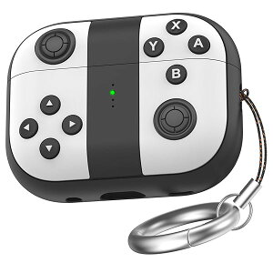 AirPods Pro 2 �P�[�X - AirPods Pro�i��2����j�i��1����j��p �V���R���� ���g���Q�[���@�f�U�C�� �ی�J�o�[ ������� ���킢�� �j�����p (�z���C�g)