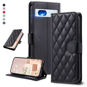 UnivoColors Google Pixel 7a �L���e�B�O���U�[�� �蒠�^�P�[�X �G���K���g ����PU �}�O�l�b�g�J�� �J�[�h���[�@�\ �X�^���h�@�\ �t���S�ʕی� �����Y�ی� �X�g���b�v�t��(�u���b�N)