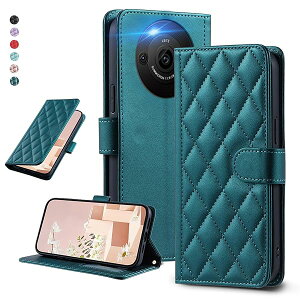 UnivoColors SHARP AQUOS R8 pro SH-51D �L���e�B���O���U�[�� �蒠�^�P�[�X �G���K���g ����PU �}�O�l�b�g�J�� �J�[�h���[�@�\ �X�^���h�@�\ �t���S�ʕی� �����Y�ی� �X�g���b�v�t��(�O���[��)