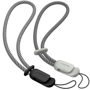 �n���h�X�g���b�v 2�{�Z�b�g ���������\ �g�ѓd�b/�J����/USB������/���}�X�R�b�g/�L�[�Ȃǂɂ��K�� �g�уX�g���b�v �X�}�z�Ђ� (�u���b�N&�O���[)