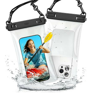 2�� �X�}�z�h���P�[�X ���ɕ����y��^8.5�C���`�FiPhone 17 Pro Max/Galaxy S25 Ultra�p�ziPhone �h���P�[�X �C ���C �傫�� �ڂ��������܂ق��[�� IPX8�F��ς� �{�^�����삵�₷����̉��f�U�C�� �S����